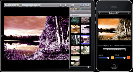 Interface Example for iPad, iPhone & iTouch