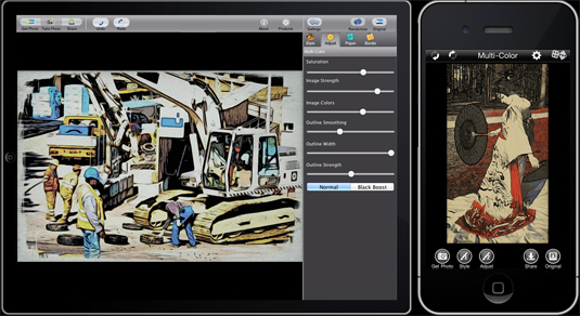 Interface Example for iPad, iPhone & iTouch